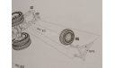 ЗИЛ-133ГЯ АЦ-40 (133ГЯ) 1541AVD - запасное колесо, запчасти для масштабных моделей, AVD models, scale43