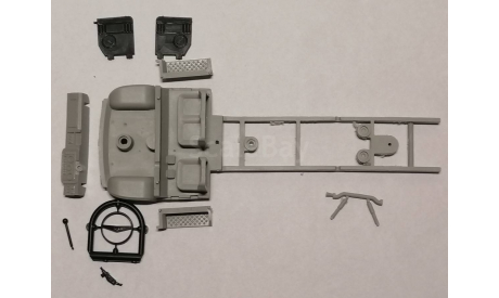 ЗИЛ-3301 1579AVD - рама с деталями и интерьером кабины, запчасти для масштабных моделей, AVD Models, 1:43, 1/43