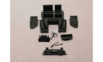 ЗИЛ-133ГЯ автокран КС-3575А 1680AVD - интерьер кабины с подножками, запчасти для масштабных моделей, КАМАЗ, AVD Models, scale43