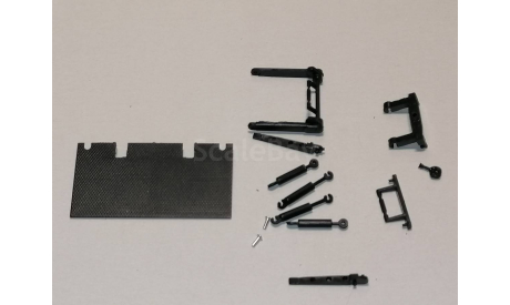 ГАЗ-53 - фургон ШЗСА-3716 (53) 1555AVD - детали гидроборта с фаркопом, запчасти для масштабных моделей, AVD Models, scale43