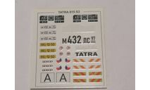 Татра-815 S3 самосвал 1432AVD - декаль, фототравление, декали, краски, материалы, AVD Models, scale43