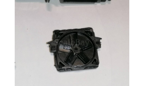 КАМАЗ-Э5510 самосвал 1640AVD - детали двигателя с радиатором, запчасти для масштабных моделей, AVD Models, 1:43, 1/43