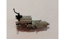 КАМАЗ-3Э5510 самосвал 1695AVD - двигатель с кпп и рычагом переключения передач