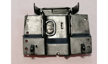 КАМАЗ-3Э5510 самосвал 1695AVD - интерьер кабины (пол, сиденья, руль) с крыльями, запчасти для масштабных моделей, AVD Models, scale43