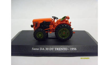 Трактор Same DA 30 DT TRENTO от Universal Hobbies UH6043, масштабная модель трактора, 1:43, 1/43