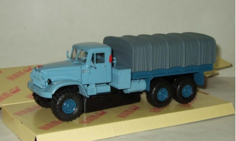 КрАЗ-255Б голубой (1967-1969) НАП Н288 1:43, масштабная модель, 1/43