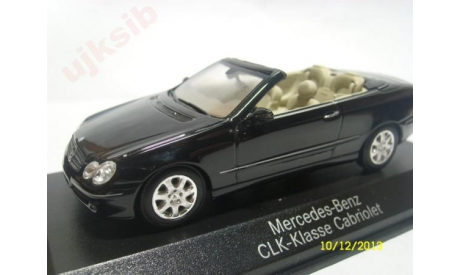 Мерседес-Бенц Mercedes-Benz CLK-Class Cabriolet. Minichamps., масштабная модель, scale43