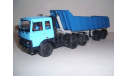 МАЗ-6422 синий (АИСТ100589) + МАЗ-9506-20 синий (АИСТ101500), масштабная модель, 1:43, 1/43