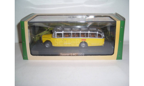 Автобус Saurer L4C 1959 г. (серия Bus Collection), масштабная модель, Atlas (автомобили Франции), 1:72, 1/72