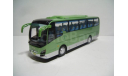 Автобус SUNWN SWB6110 (VOLVO) зелёный, масштабная модель, 1:43, 1/43