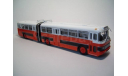 Автобус Икарус-180 (красно-чёрный)(Болгария) СОВА, масштабная модель, 1:43, 1/43, СОВетский Автобус, Ikarus