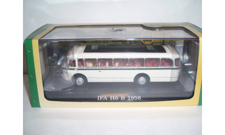 Автобус IFA-H6 B 1958 г. (серия Bus Collection), масштабная модель, Ифа, Atlas (автомобили Франции), 1:72, 1/72