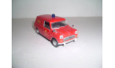 Mini Kooper Мини купер пожарный, масштабная модель, Bauer/Cararama/Hongwell, scale43