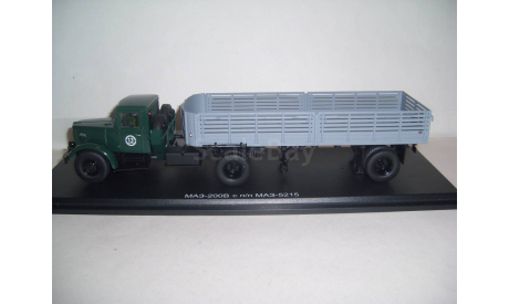 МАЗ-200В с полуприцепом МАЗ-5215, масштабная модель, Start Scale Models (SSM), 1:43, 1/43