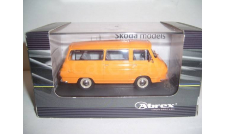 Шкода-1203 оранжевый микроавтобус, масштабная модель, 1:43, 1/43, Abrex, Skoda