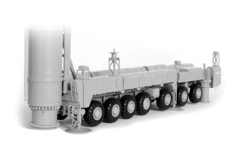 МАЗ-7917 ’Topol’ SS-25 ’Sickle’ kit Zvezda 5003, сборные модели бронетехники, танков, бтт, Звезда, scale72