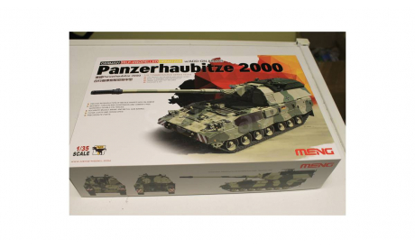 TS-019  GERMAN PANZERHAUBITZE 2000 SELF-PROPELLED HOWITZER w/ADD-ON ARMOR 1:35 Meng, сборные модели бронетехники, танков, бтт, 1/35