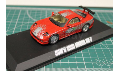 MAZDA RX-7 1993 Red ’Fast & Furious’ (из к/ф ’Форсаж’)1:43 GREENLIGHT, масштабная модель, 1/43, Greenlight Collectibles