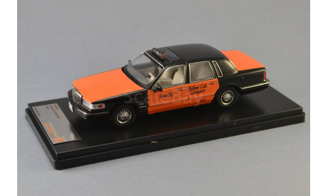 С РУБЛЯ БЕЗ РЕЗЕРВНОЙ ЦЕНЫ!!! Lincoln Town Car Taxi Yellow Cab Company, масштабная модель, 1:43, 1/43, Premium X