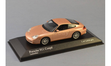 Porsche 911 (996) Coupe salmon silver С РУБЛЯ БЕЗ РЕЗЕРВНОЙ ЦЕНЫ!!!, масштабная модель, 1:43, 1/43, Minichamps
