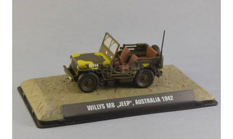 Willy’s MP Jeep Australia 1942, масштабная модель, 1:43, 1/43, Atlas