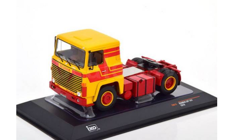 SCANIA LBT 141 (седельный тягач) - yellow/red, масштабная модель, IXO, scale43