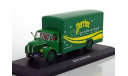 Berliet GLR 8 M «Perrier» фургон - green/yellow, масштабная модель, IXO, scale43