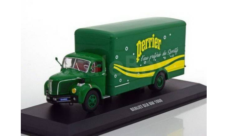 Berliet GLR 8 M «Perrier» фургон - green/yellow, масштабная модель, IXO, scale43