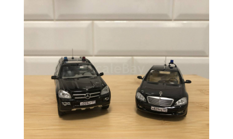 Mercedes Benz S500 W221 гон фсо 1:43, масштабная модель, Mercedes-Benz, DeAgostini, scale43