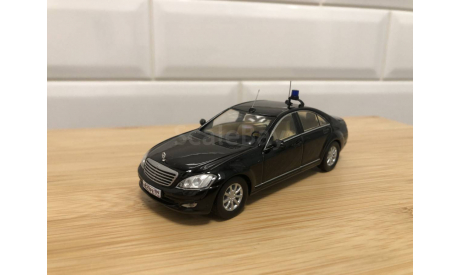 Mercedes Benz S500 W221 гон фсо 1:43, масштабная модель, Mercedes-Benz, DeAgostini, scale43