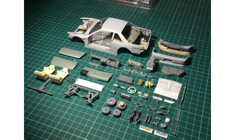 tamiya silvia s13 full open, сборная модель автомобиля, scale24, Nissan