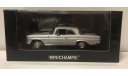 Mercedes-Benz 280 SE Coupe 1970 Silver Minichamps, масштабная модель, scale43