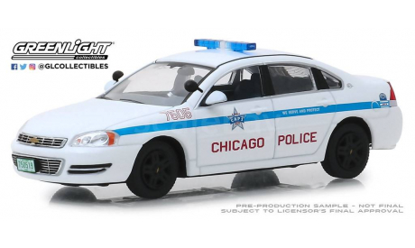 Chevrolet Impala ’City of Chicago Police Department’ 2010, масштабная модель, Greenlight Collectibles, scale43