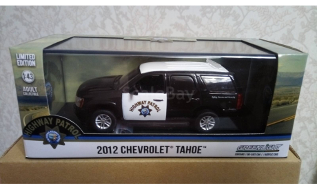 Greenlight Chevrolet Tahoe 1/43 California Highway Patrol, масштабная модель, Greenlight Collectibles, scale43