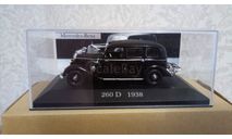 Mercedes Benz 260D 1938 чёрный, масштабная модель, Mercedes-Benz, Altaya, 1:43, 1/43