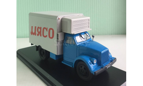 Автофургон-рефрижератор МЯСО на шасси ГАЗ-51А 1:43 АнС N62, масштабная модель, DeAGOSTINI, scale43