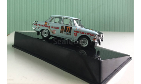 Moskvitch 412 #71 Rally London-Mexico 1970 1:43 IXOmodels, масштабная модель, Москвич, 1/43
