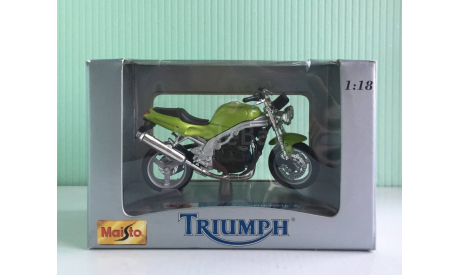 Triumph SPEED TRIPLE 1:18 Maisto, масштабная модель мотоцикла, 1/18