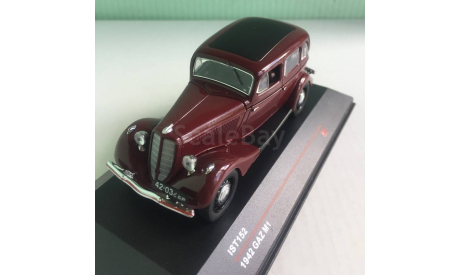 ГАЗ М1 1942 г. 1:43 ISTmodels, масштабная модель, scale43