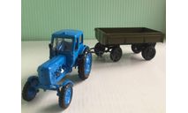 МТЗ-50 с прицепом ИАПЗ-754В 1:43 Hachette/Max-Models, масштабная модель трактора, 1/43