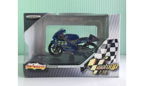 Honda 125 cc RS 1:18 MAJORETTE, масштабная модель мотоцикла, scale18