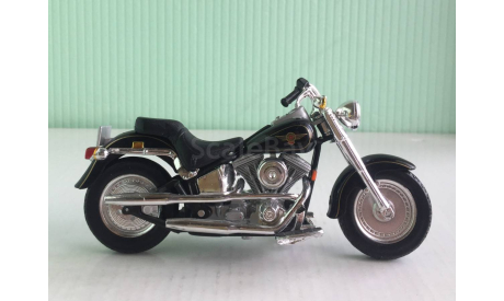 HARLEY-DAVIDSON FLSTF FAT BOY 1:18 Maisto, масштабная модель мотоцикла, 1/18