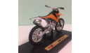 KTM 520 SX 1:18 Maisto, масштабная модель мотоцикла, scale18