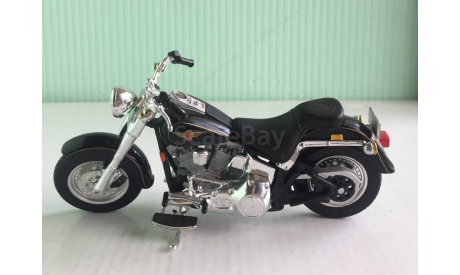 HARLEY-DAVIDSON FLSTF FAT BOY 1:18 Maisto, масштабная модель мотоцикла, 1/18