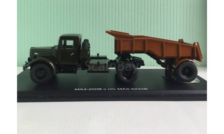 МАЗ-200В с полуприцепом МАЗ-5232В 1:43 Start Scale Models, масштабная модель, scale43