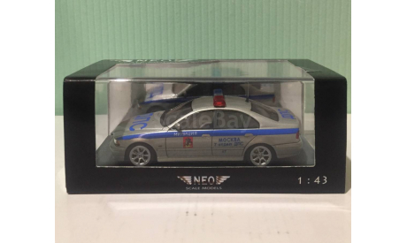 BMW 525i E39 Милиция ДПС г. Москва 1:43 NEO, масштабная модель, scale43