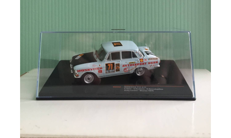 Moskvitch 412 #71 Rally London-Mexico 1970 1:43 IXOmodels, масштабная модель, Москвич, 1/43