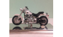 HARLEY-DAVIDSON FLSTF Fat Boy 2000 г. 1:18 Maisto, масштабная модель мотоцикла, 1/18