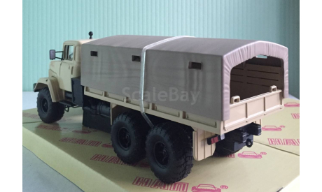 КрАЗ-260 бортовой с тентом 1989-1994 г. 1:43 НашАвтопром, масштабная модель, НАП, scale43