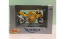 Triumph DAYTONA 995i 1:18 Maisto, масштабная модель мотоцикла, scale18